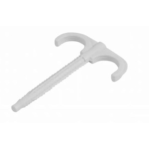 Hak podłogowy podwójny